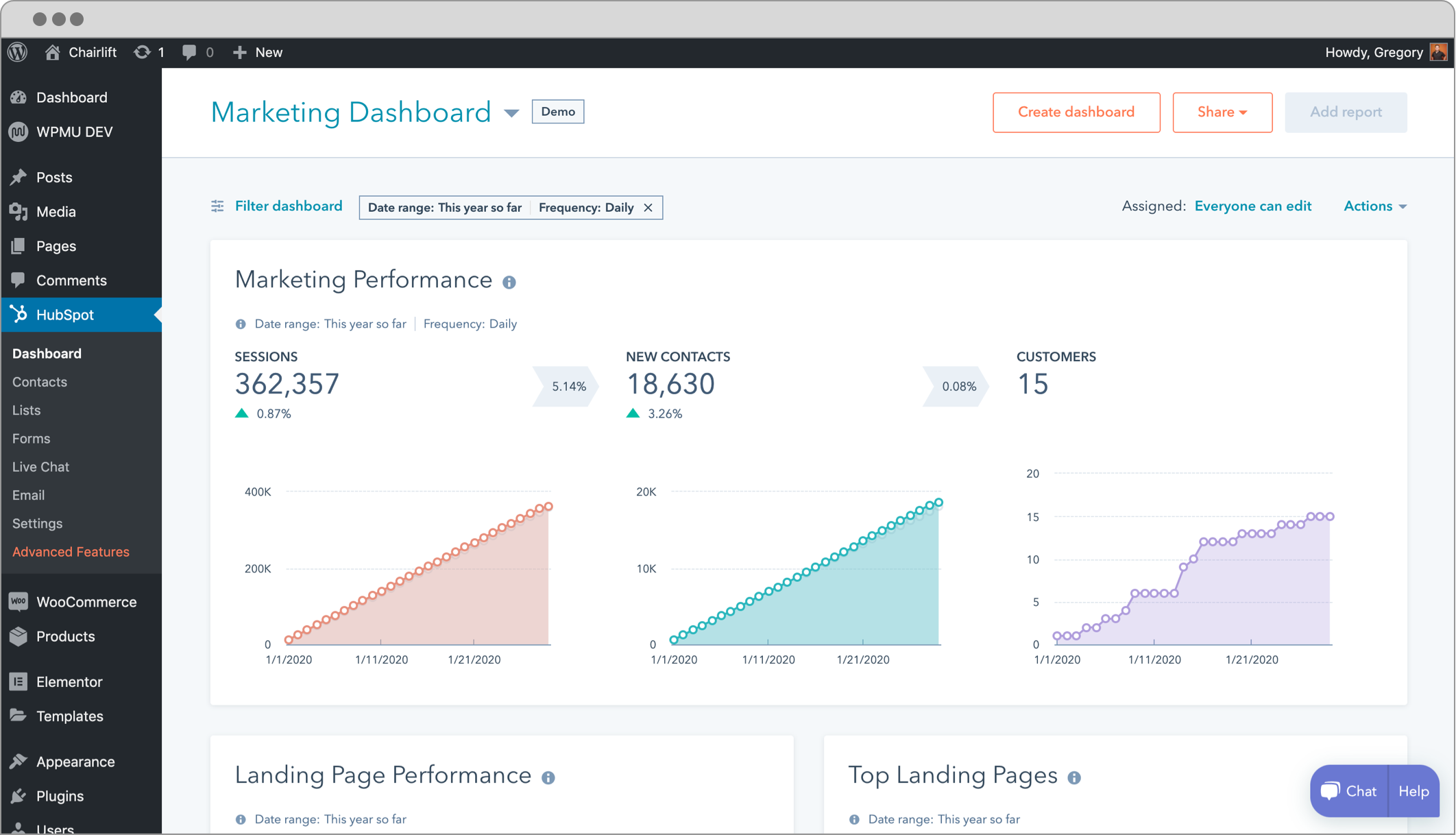 HubSpot &#8211; CRM, Email Marketing, Live Chat, Forms &amp; Analytics