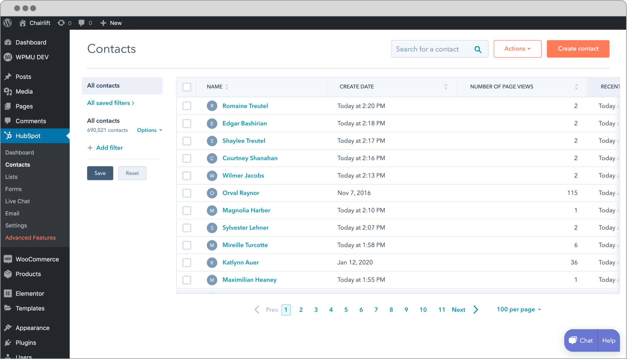 Your website forms will automatically sync with your HubSpot CRM.