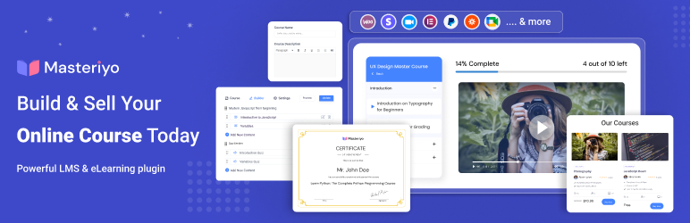 Masteriyo LMS – eLearning and Online Course Builder for WordPress