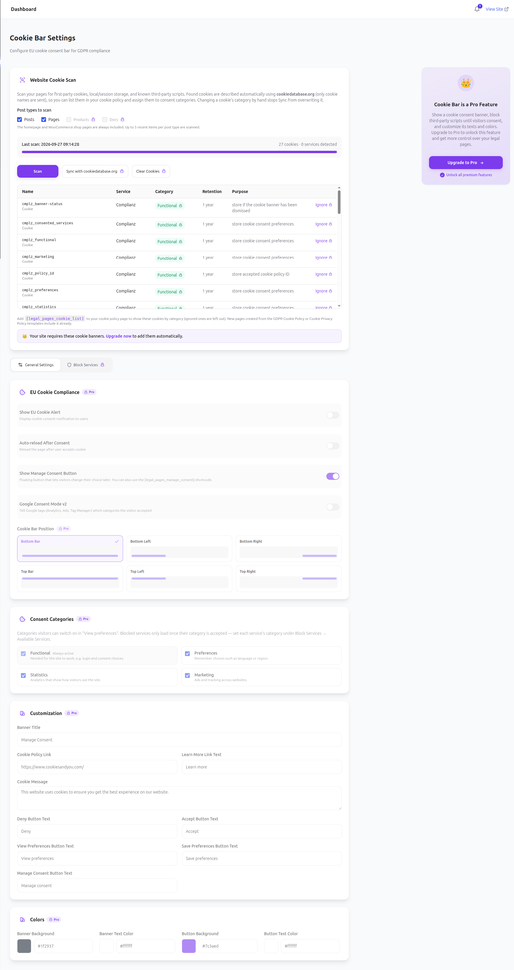 Edit Page Template