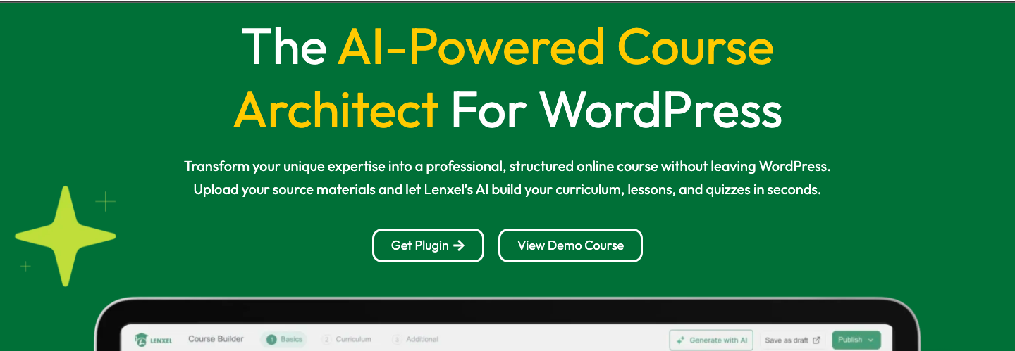 Lenxel AI LMS – Course Lesson Generator