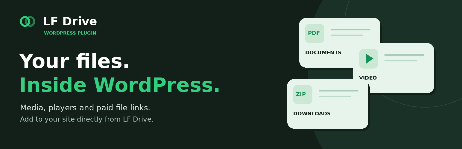 WordPress 外掛 LF Drive 的封面圖片