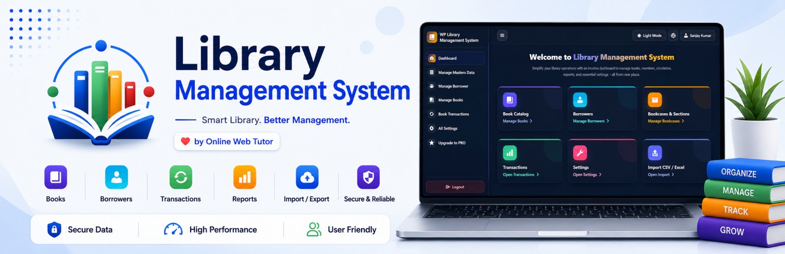 Library Management System banner