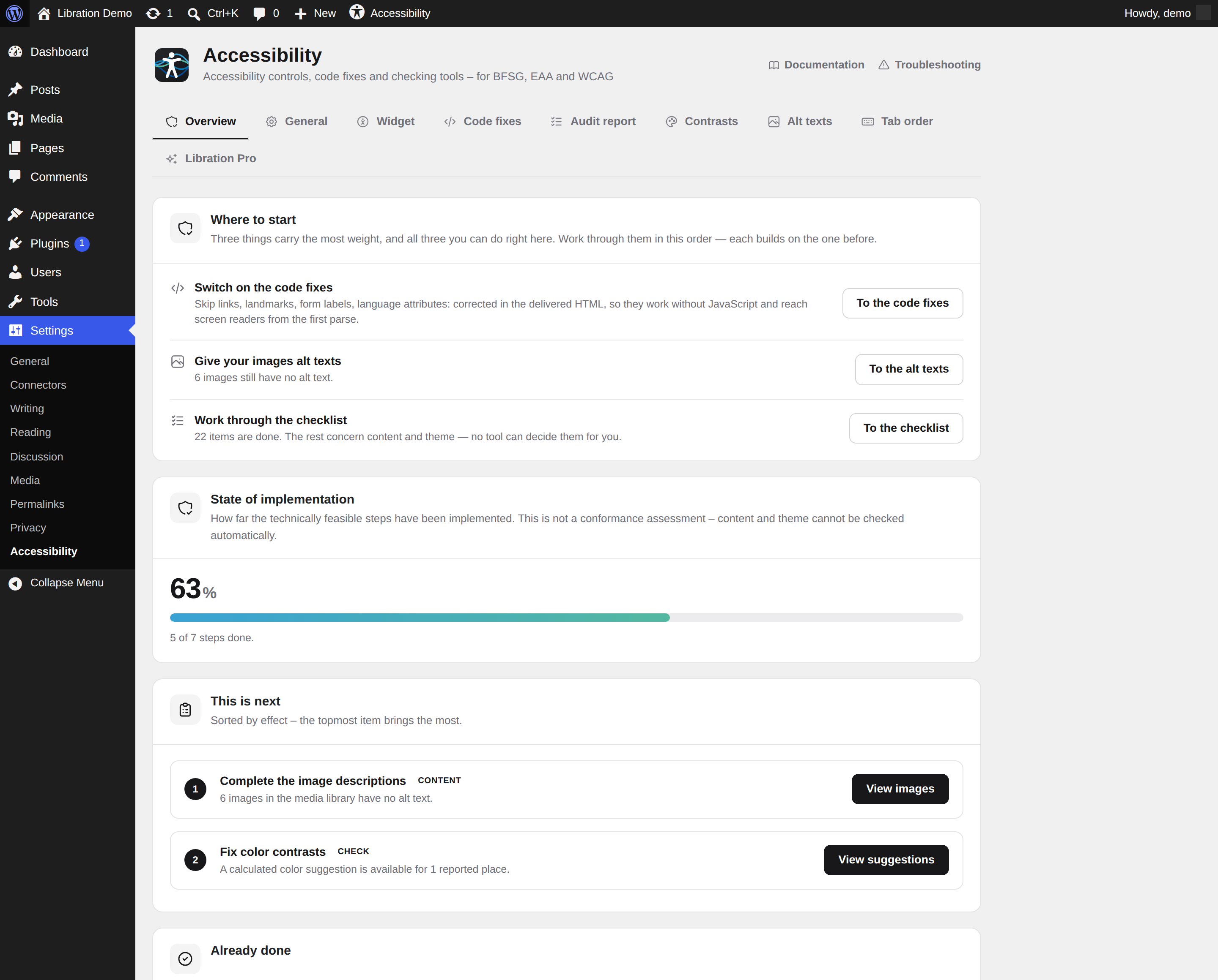 Overview: what is already done, what comes next, and what no tool can decide for you