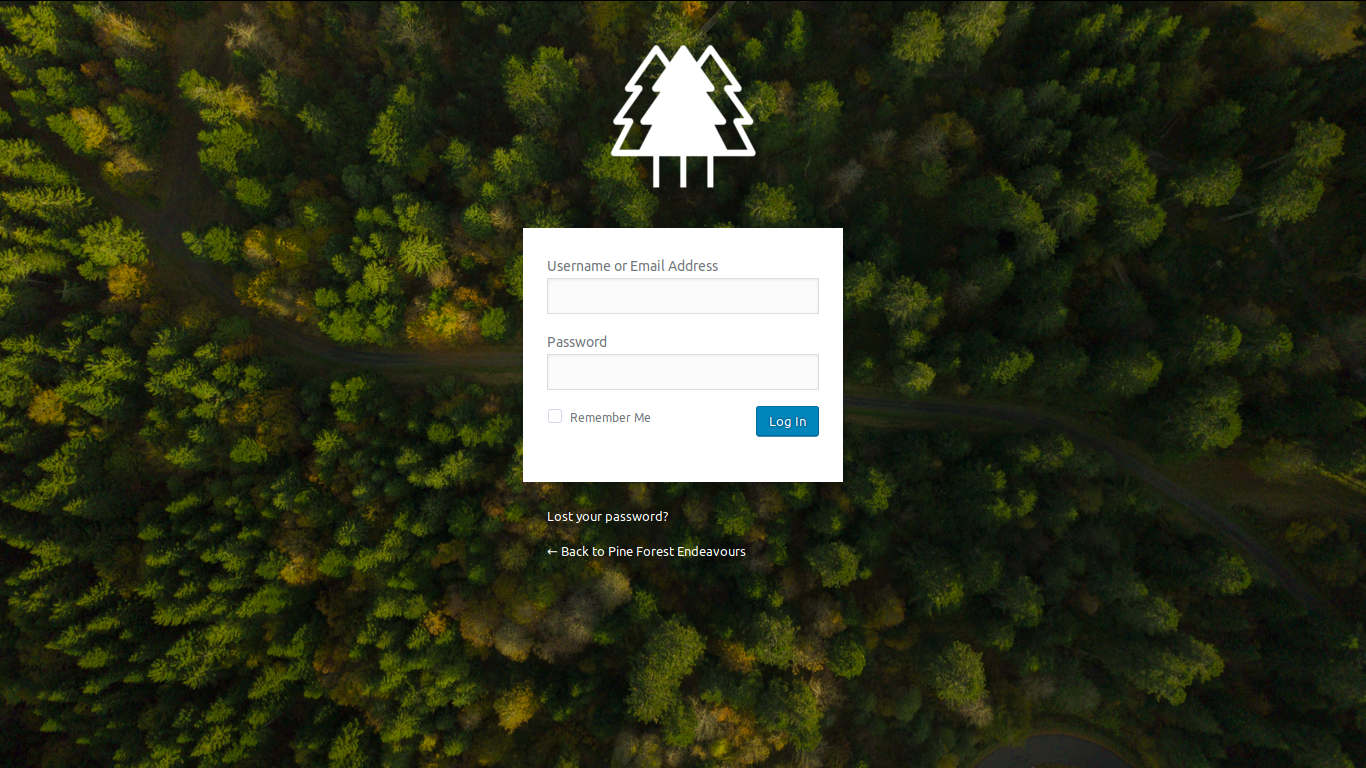 Lightweight Branded Login Screen