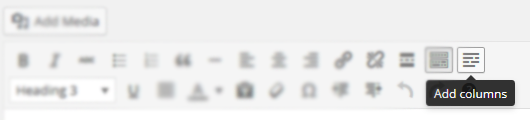 The columns icon in your TinyMCE editor.