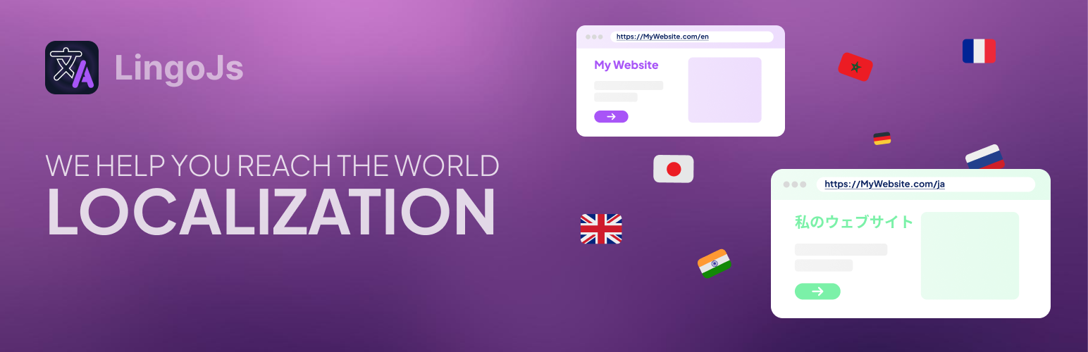 LingoJS – Website Translation Integration