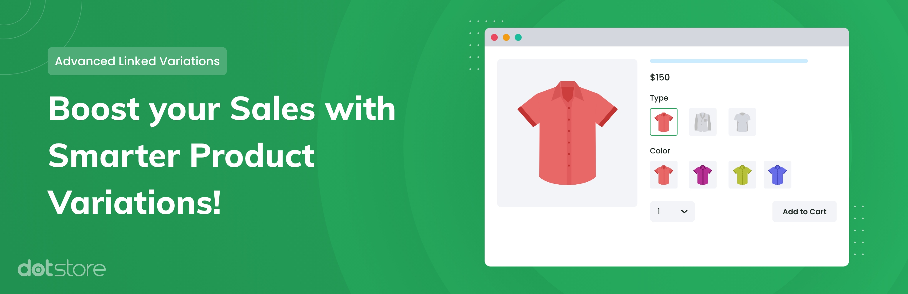 Linked Variations for WooCommerce – Link Separate Products by Attribute with Swatches, Quick View & Shortcodes