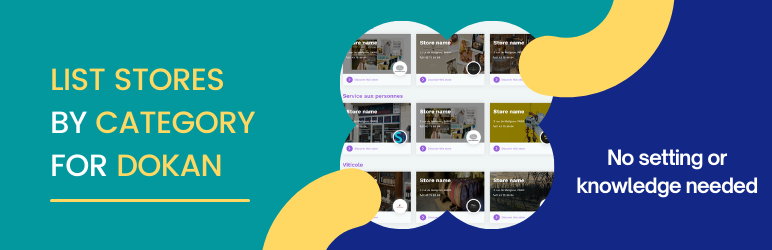 List Stores by Category for Dokan