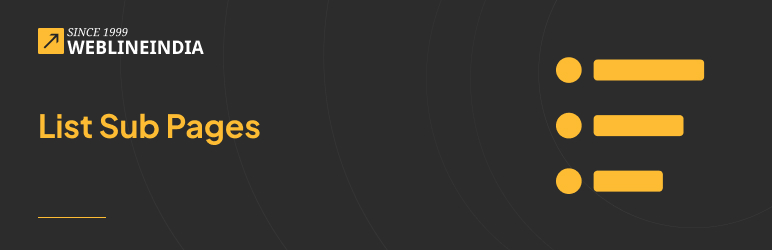 List Sub Pages