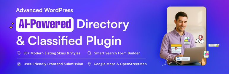 AI-Powered Business Directory and Classified Ads Listings WordPress Plugin – Listdom