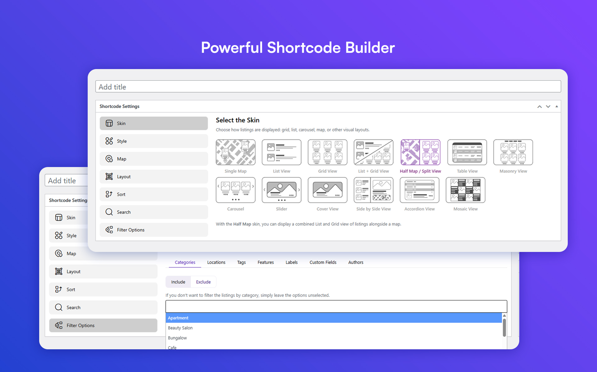 Powerful Shortcode Builder
