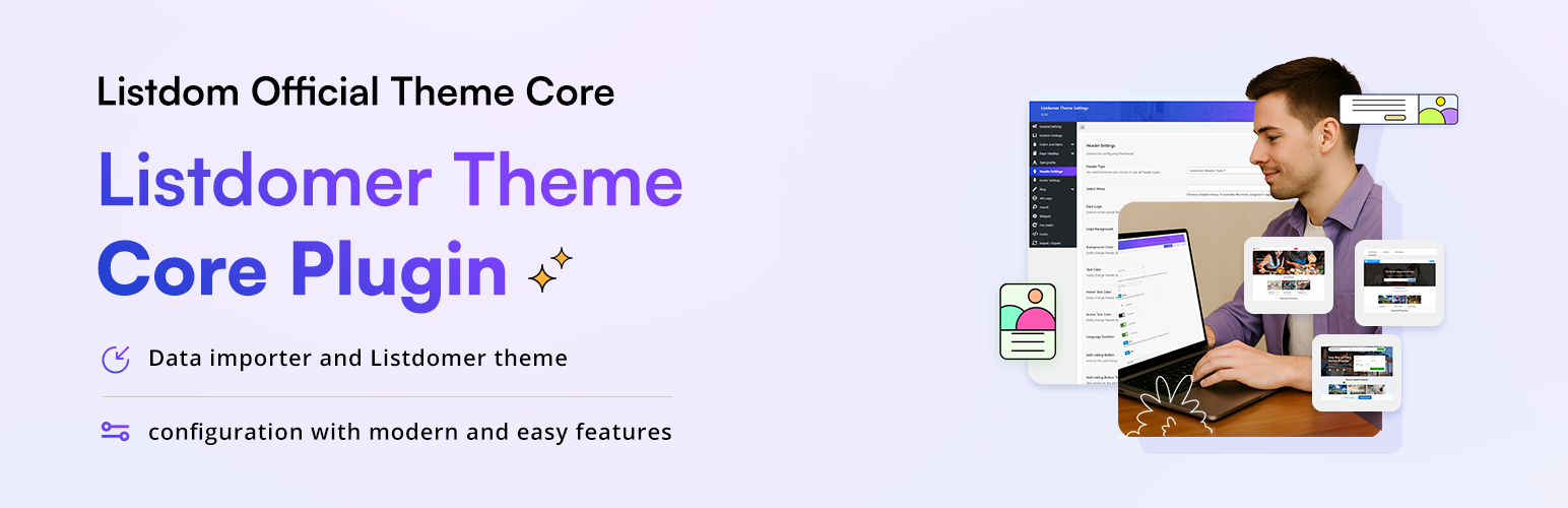 Listdomer Core – Core of Listdomer Theme