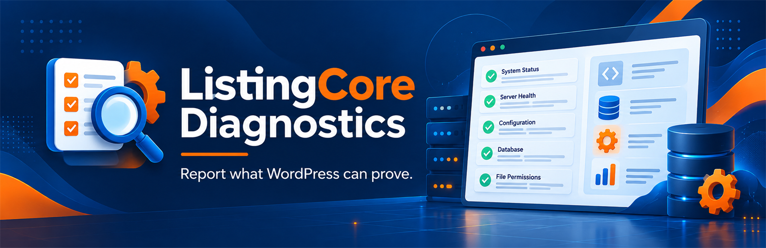 ListingCore Diagnostics
