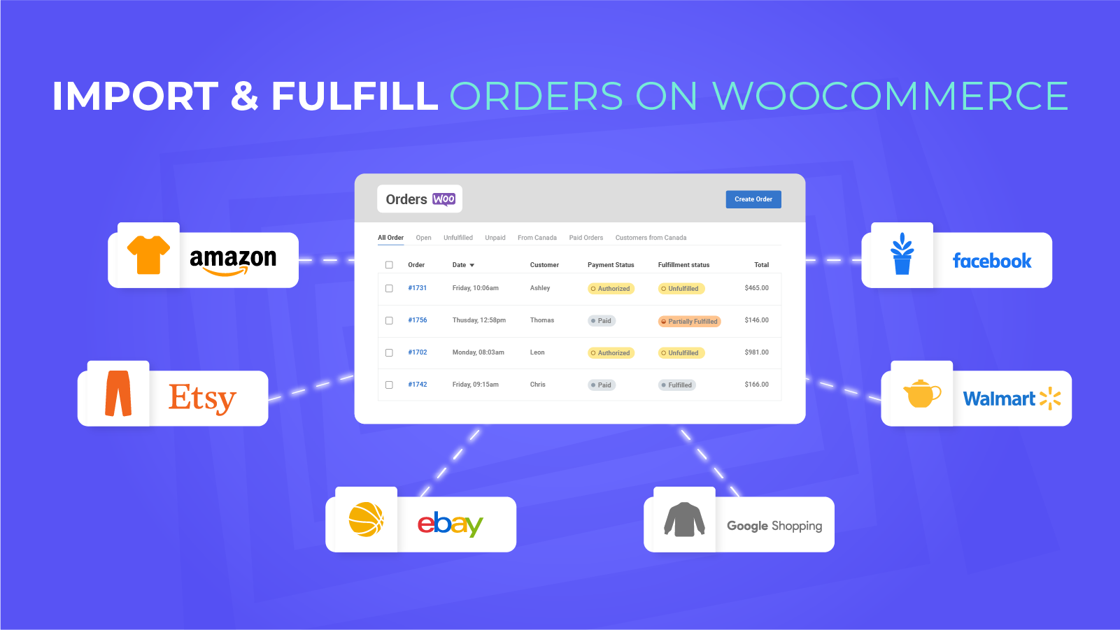 Import & fulfill orders