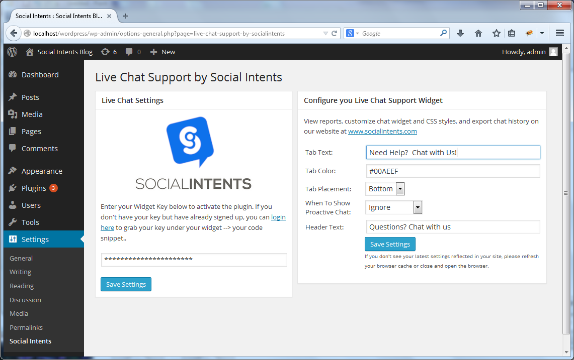 Social Intents Live Chat for MS Teams, Slack, and ChatGPT