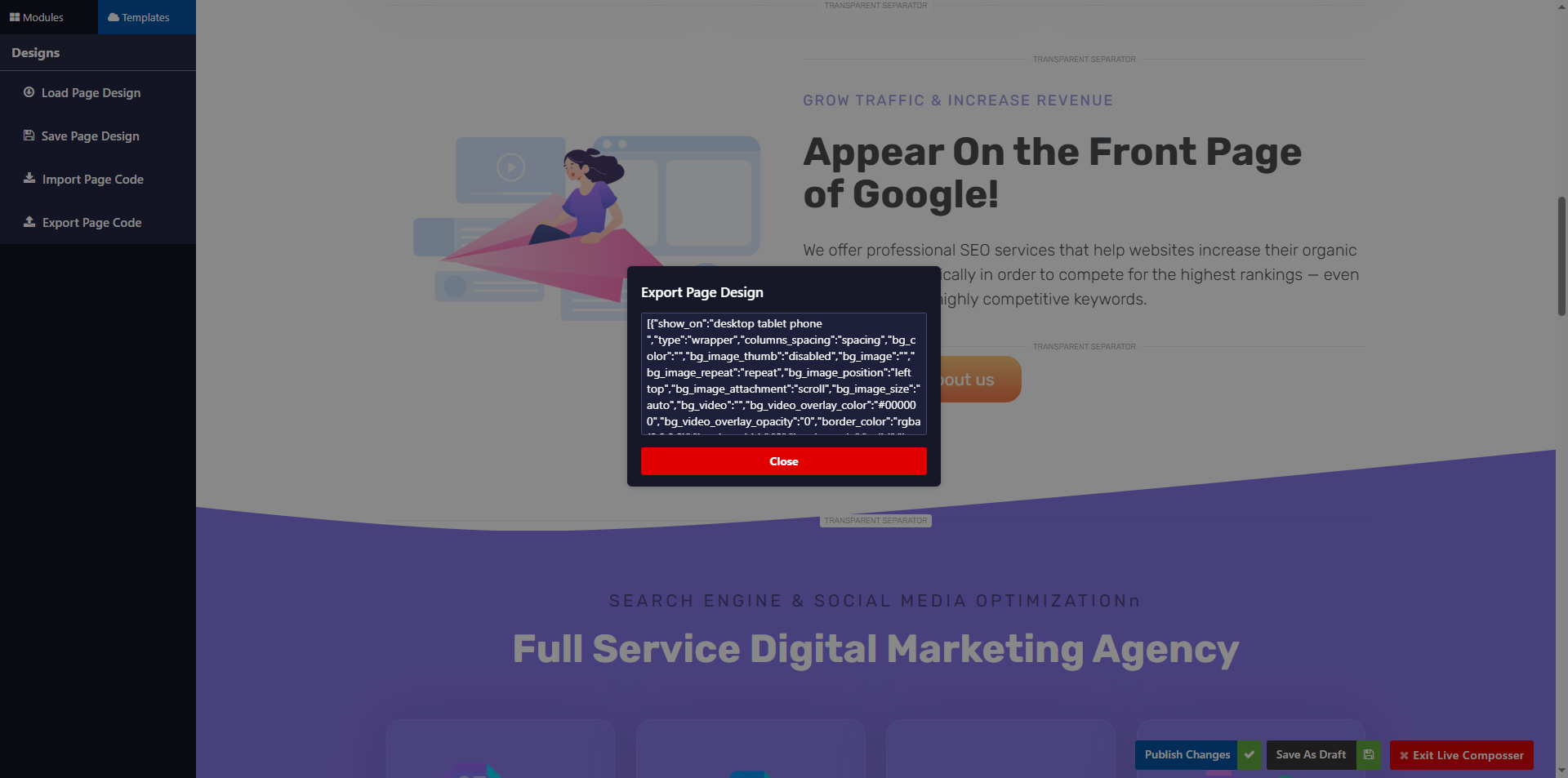 Live Composer – Free WordPress Website Builder