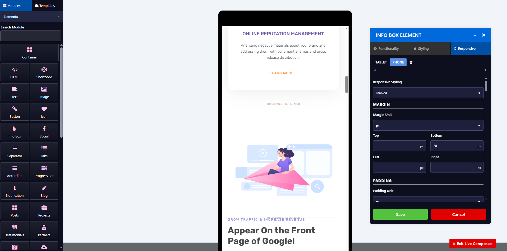 Live Composer – Free WordPress Website Builder