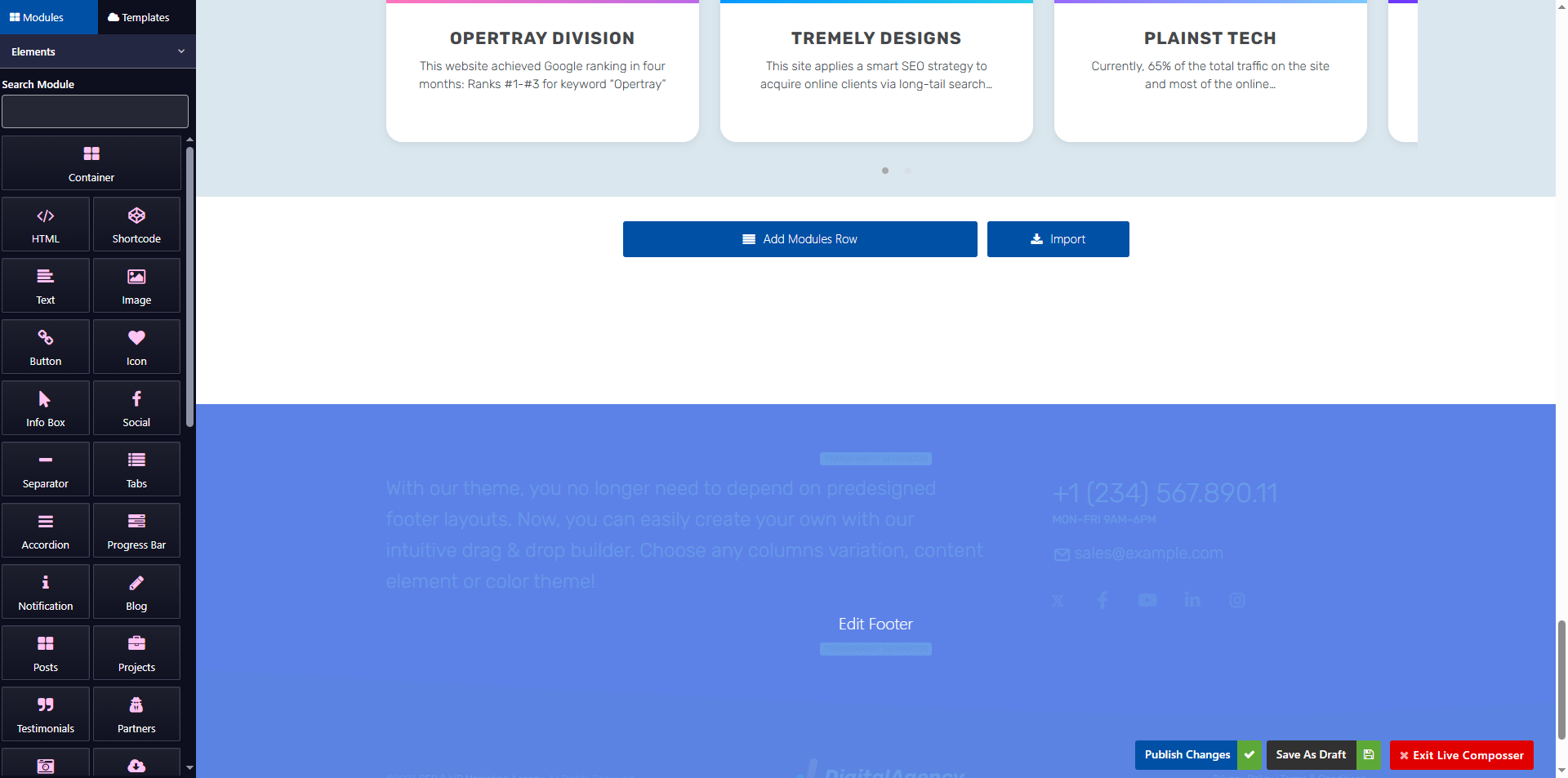 Live Composer – Free WordPress Website Builder