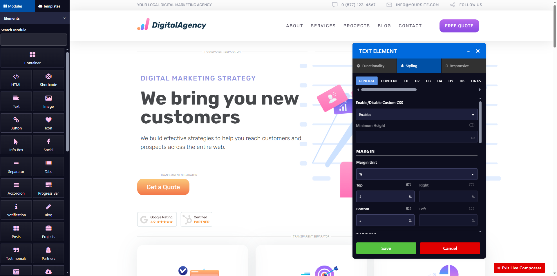 Live Composer – Free WordPress Website Builder