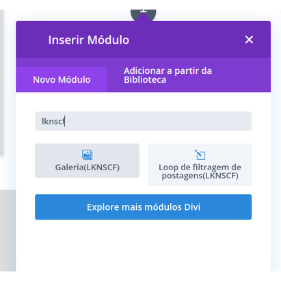 Insert a custom module component into Divi Theme Builder.
