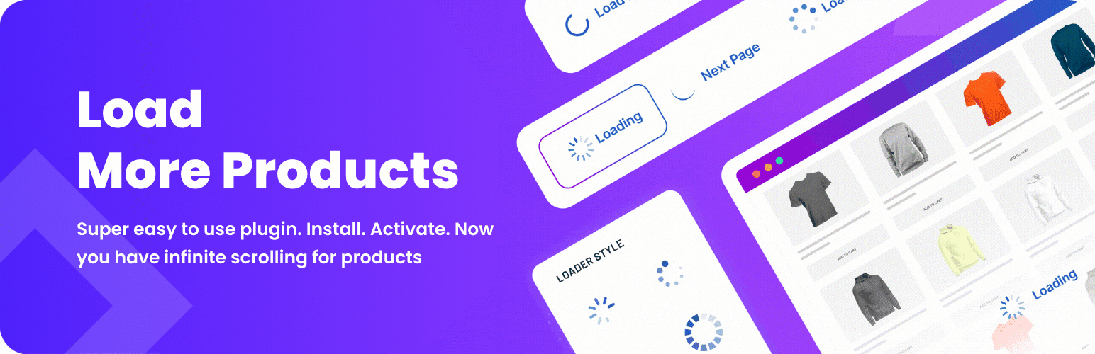 Product image for Load More Products for WooCommerce.