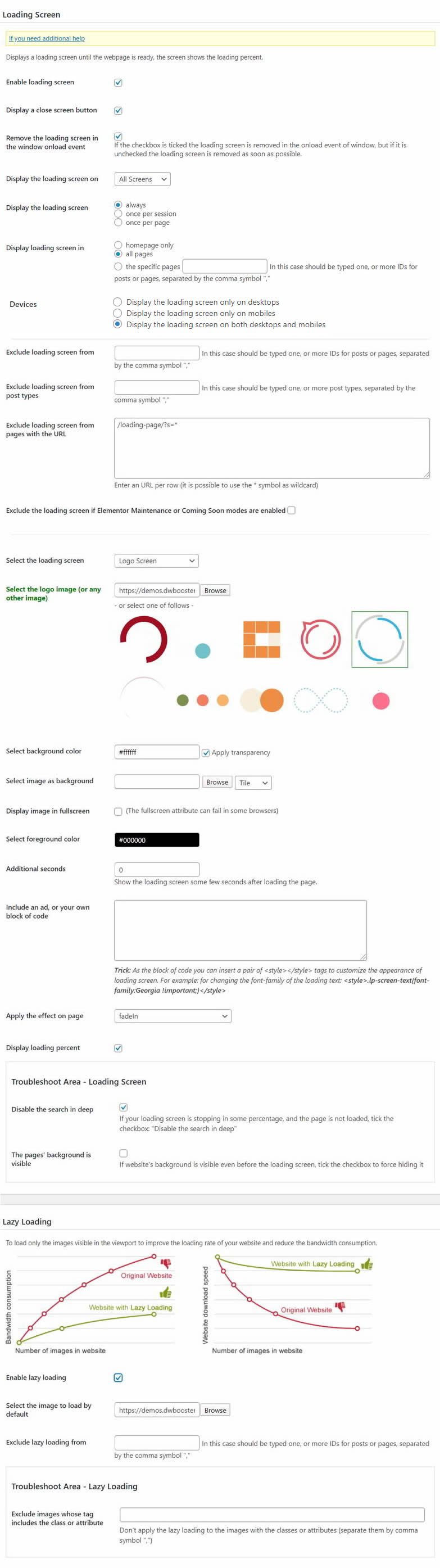 Plugin Settings