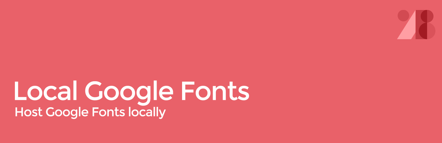 WordPress 外掛 Local Google Fonts 的封面圖片。