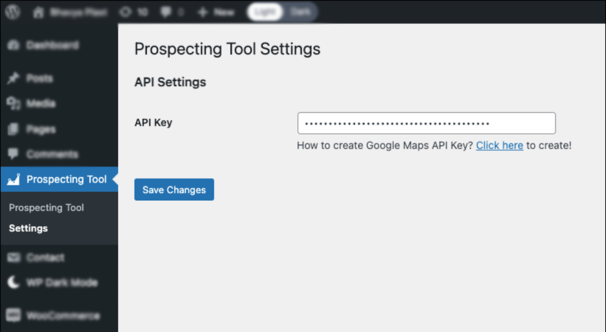 API Settings