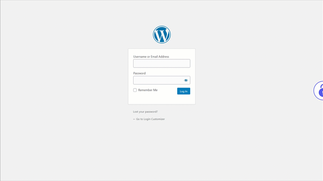 Custom Login Page Customizer