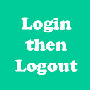 Login or Logout Menu Item Icon