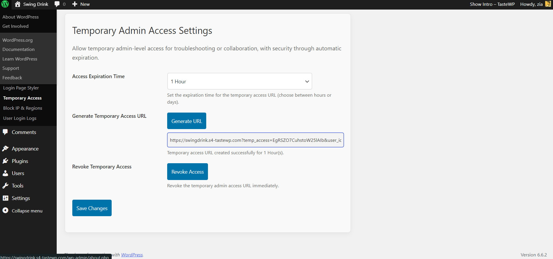 <strong>Temporary Admin Access</strong> – Generate secure, one-time login links.