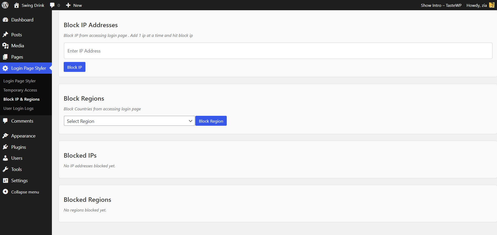 <strong>Security Features</strong> – Enable Google reCAPTCHA and IP blocking.