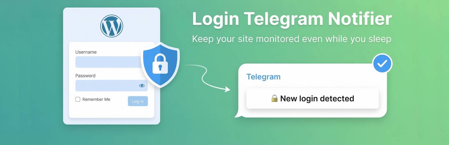 WordPress 外掛 Login Telegram Notifier 的封面圖片