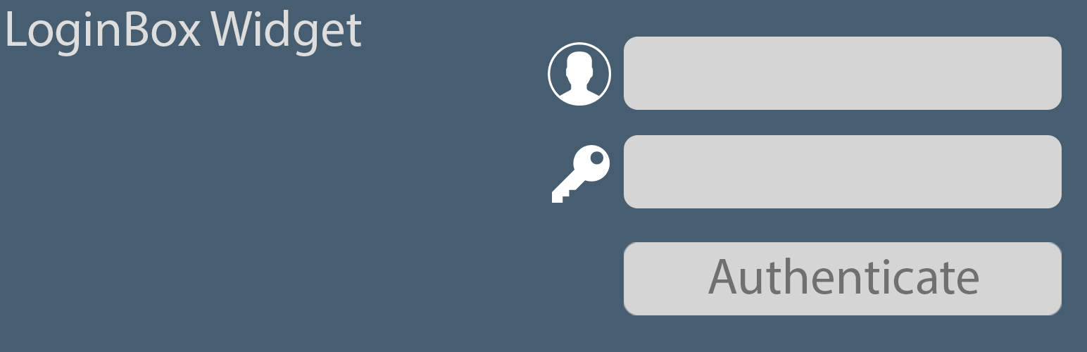 WordPress 外掛 LoginBox Widget 的封面圖片。