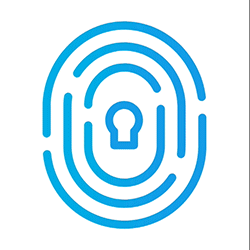 FIDO-certified Passwordless biometric login Icon