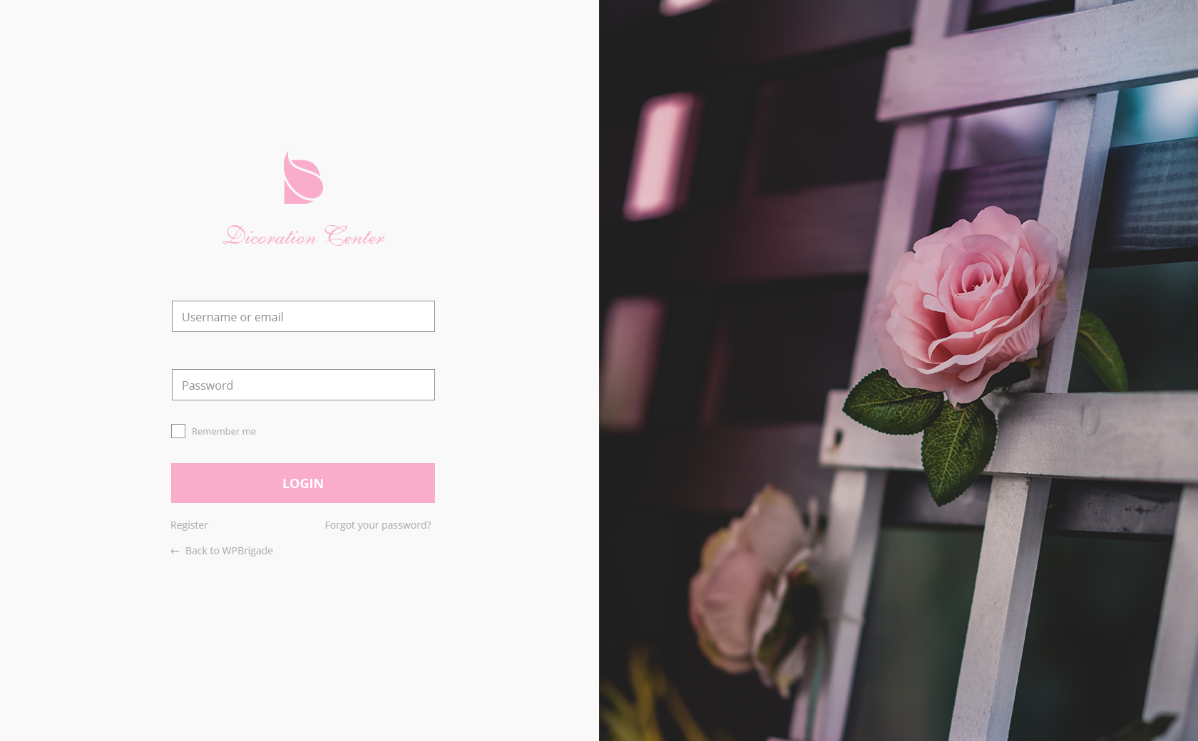 Custom Login page (Wedding theme) Example #9 <a href="https://loginpress.pro/pricing?utm_source=wp-org&amp;utm_medium=screenshots&amp;utm_campaign=pro-upgrade&amp;utm_content=Wedding+theme">Pro feature</a>