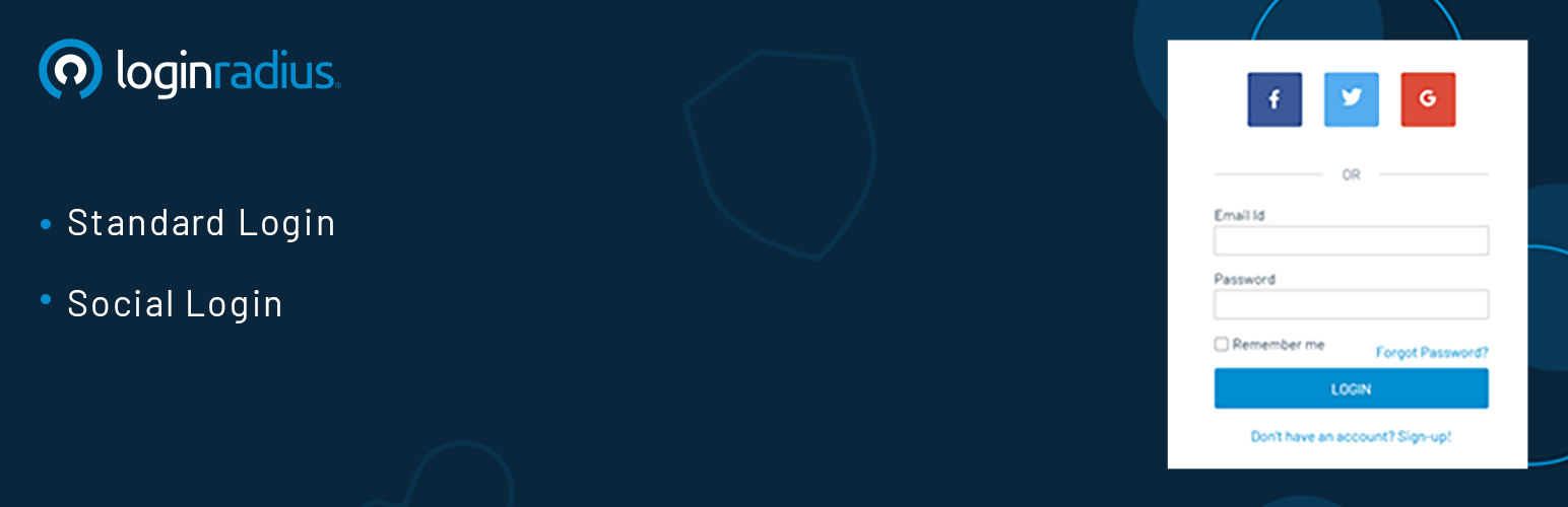 Authentication by LoginRadius