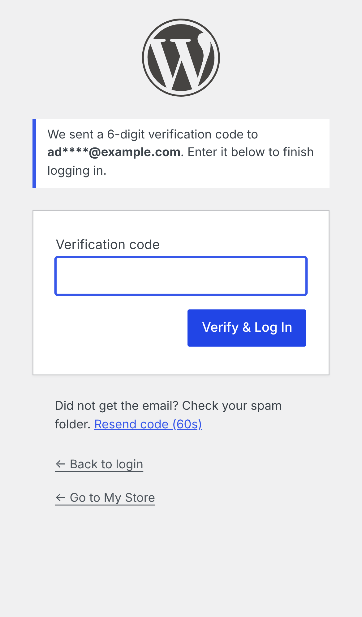 The code screen on a phone.