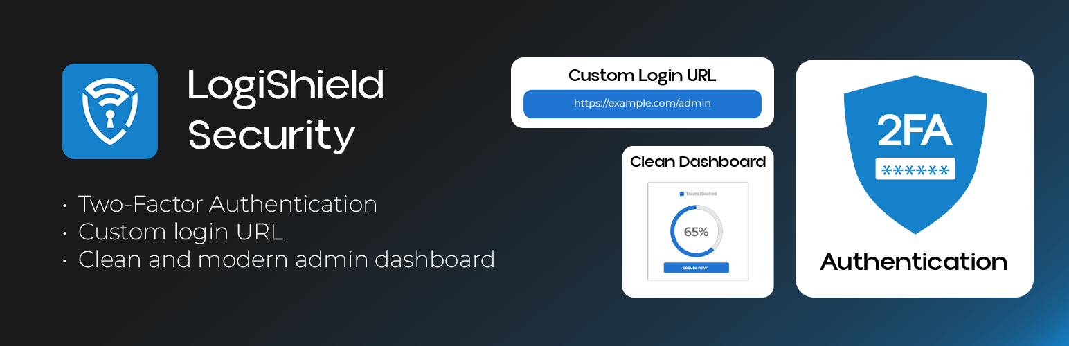 LogiShield Security – Login Security, 2FA, Limit Login, Brute Force Protection, Firewall