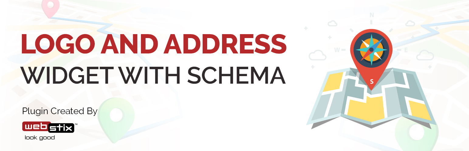Logo and Address Widget with Schema