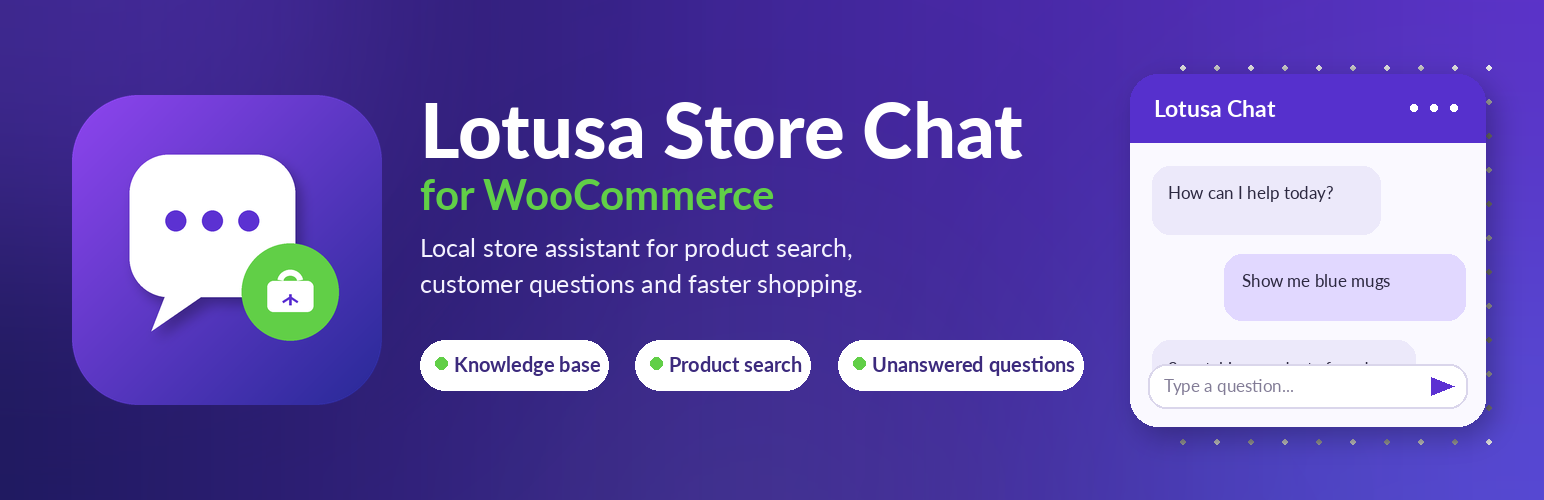Lotusa Store Chat for WooCommerce