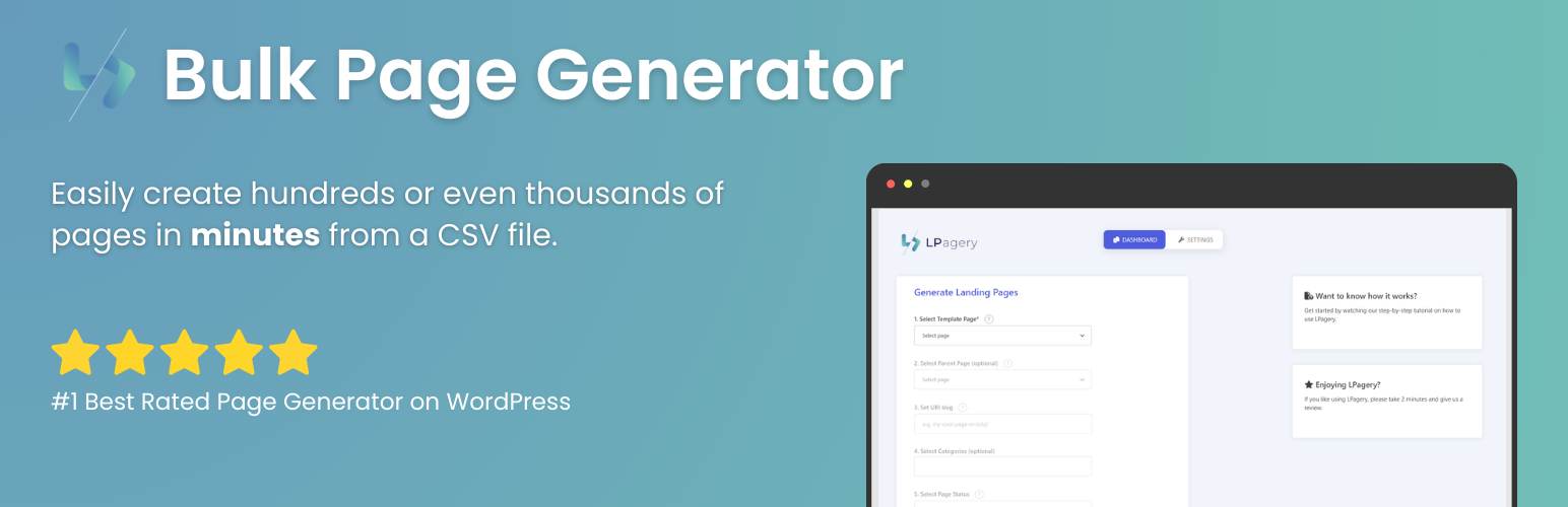 Bulk Page Generator – LPagery