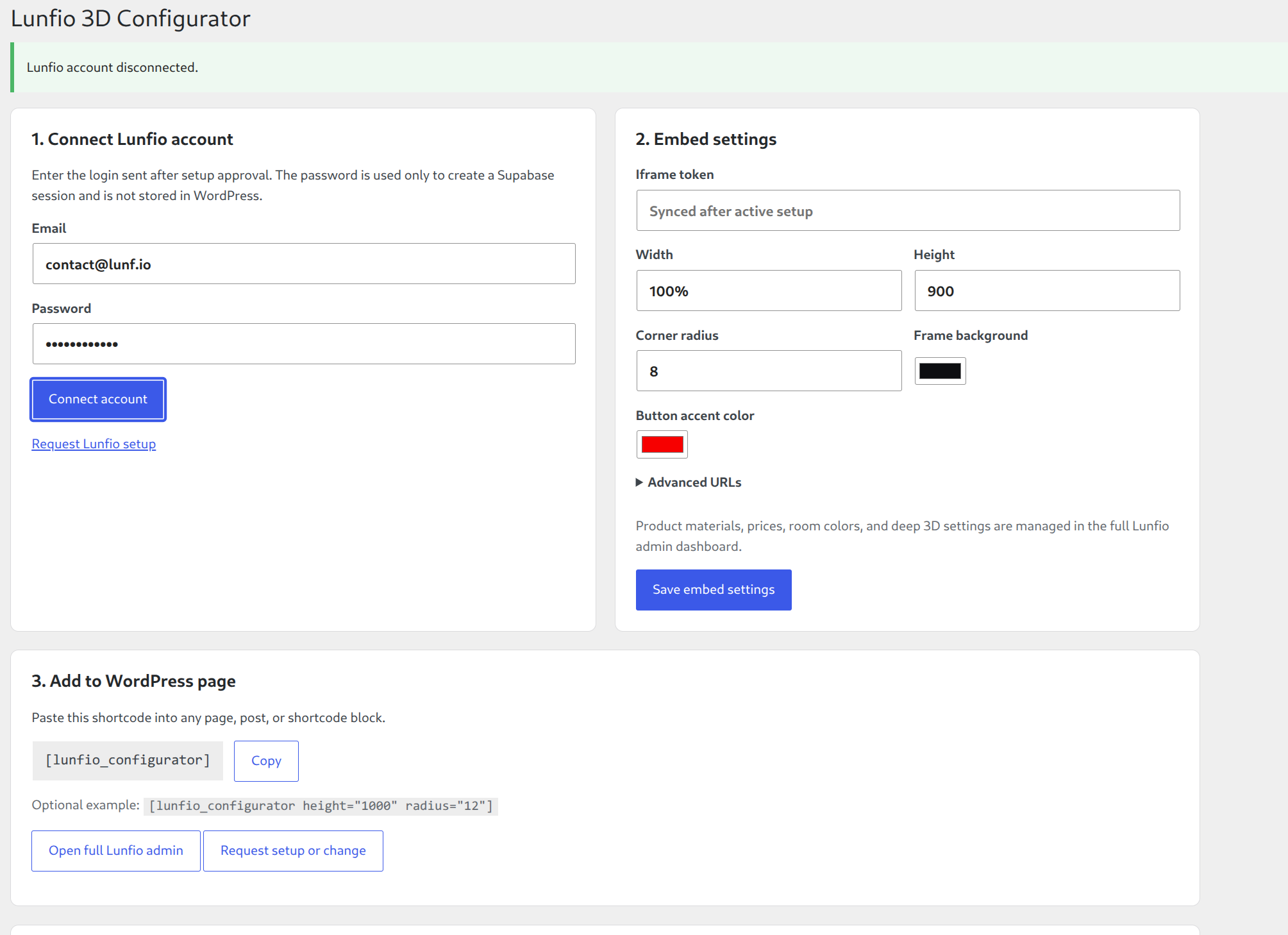 Configurator overview screenshot 3.