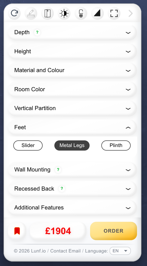 Configurator mobile screenshot 2.
