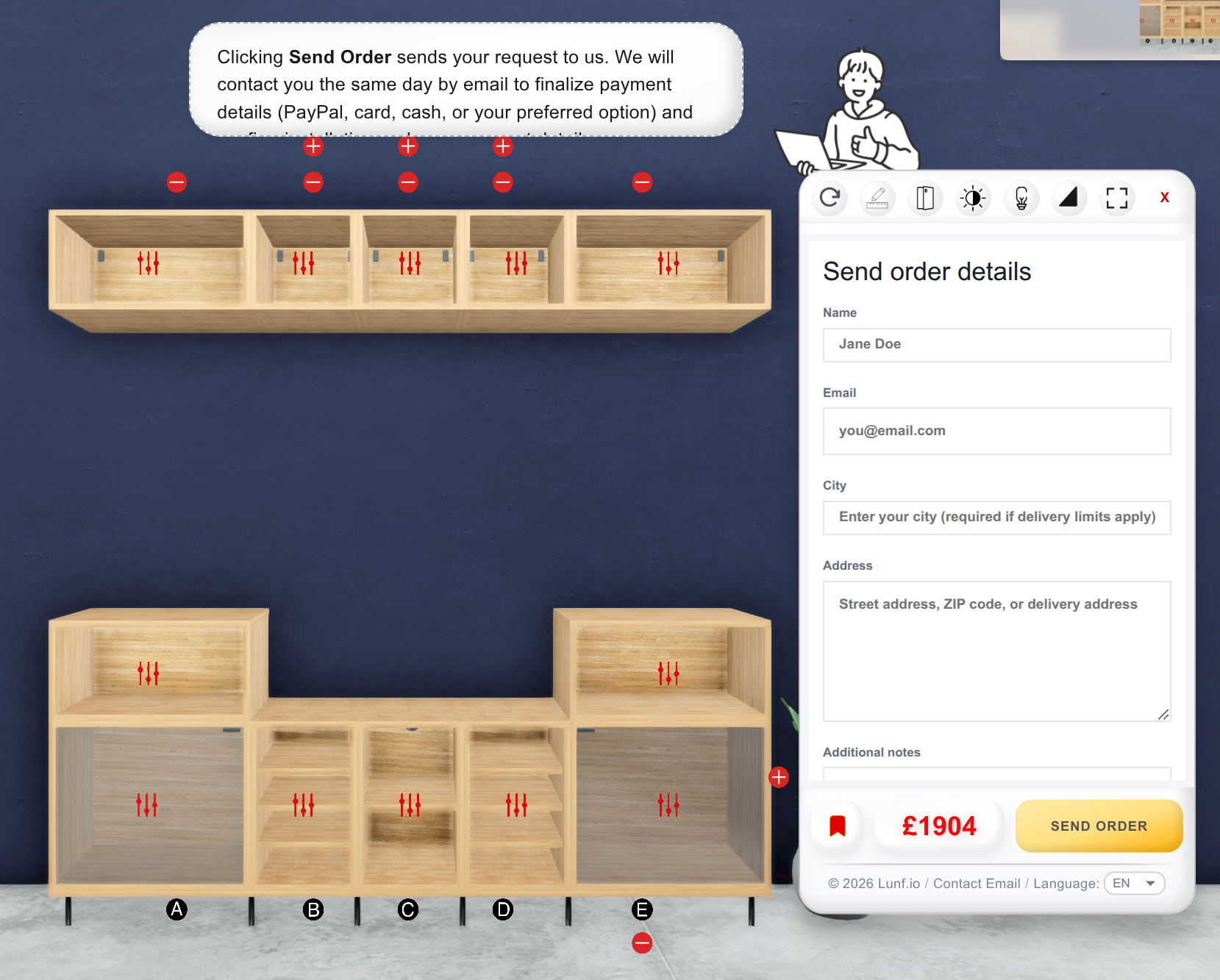 Configurator preview screenshot 1.