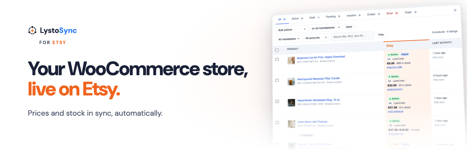 LystoSync for Etsy