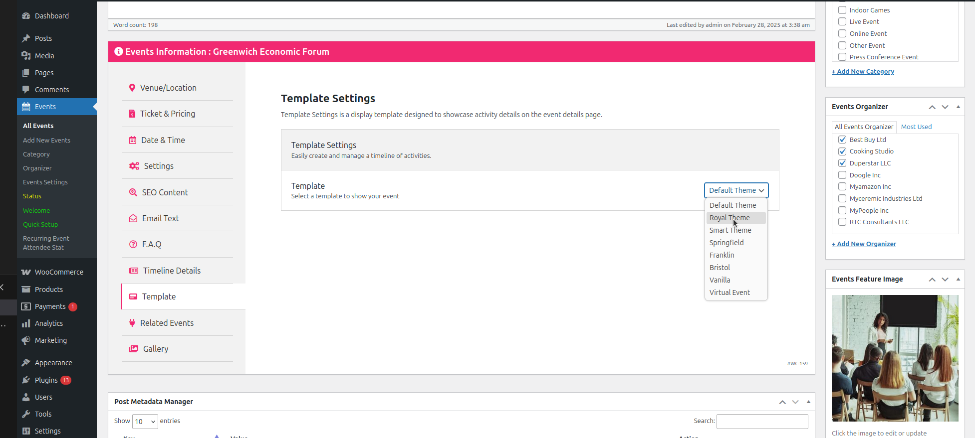 Event Manager and Tickets Selling Plugin for WooCommerce – WpEvently – WordPress Plugin