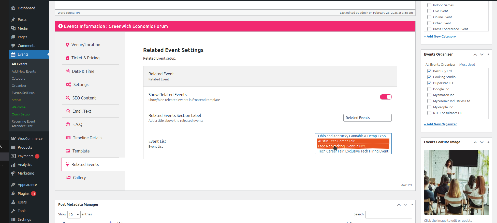 Event Manager and Tickets Selling Plugin for WooCommerce – WpEvently – WordPress Plugin