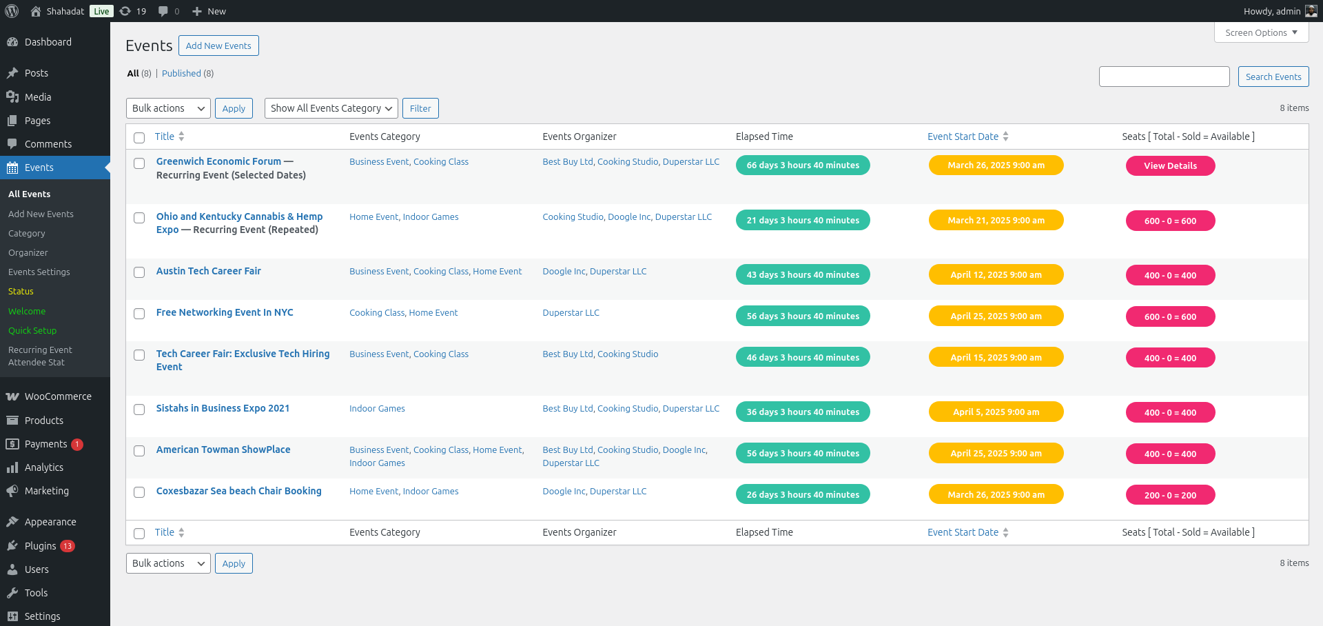 Event Manager and Tickets Selling Plugin for WooCommerce – WpEvently – WordPress Plugin